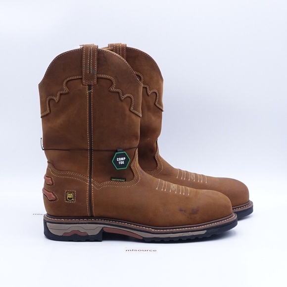 NEW Dan Post Journeyman 11 Inch Waterproof Steel Toe Work Boot DP69512 - Picture 3 of 10